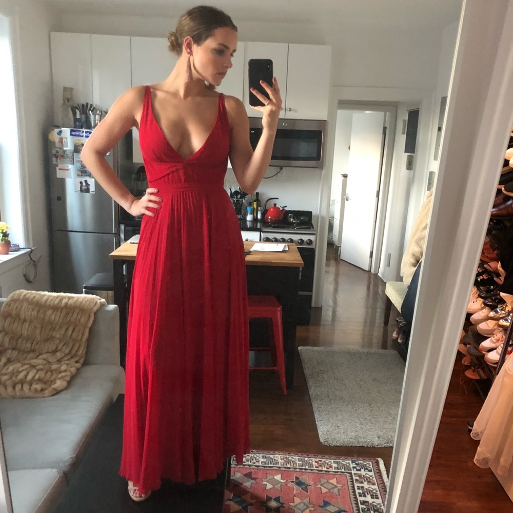 Laundry by Shelli Segal Red Hudson Gown